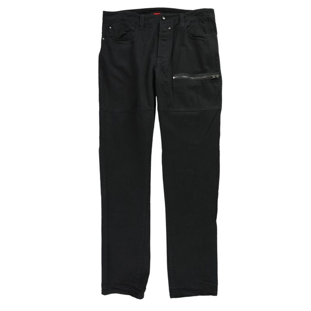 Rogue State Mens Button Fly Regular Straight Leg Jeans, Black, 34W x 33L, DM